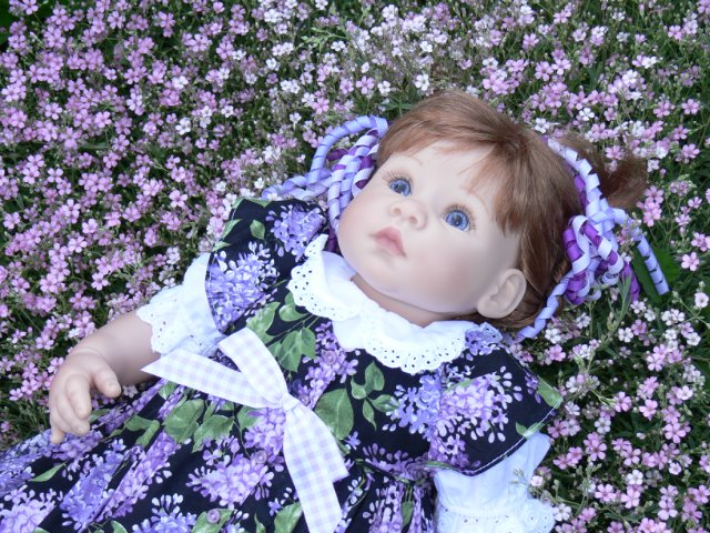 Как мы с Тиффани гуляли у мамы. Lee Middleton doll (фото 4)