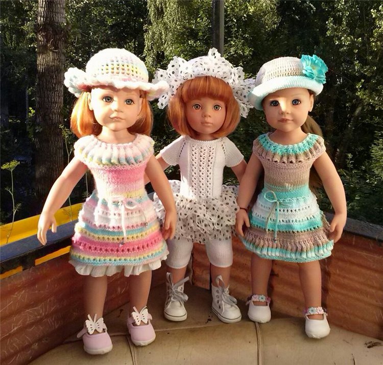 Радужное лето — Одежда и обувь для кукол своими руками: фото