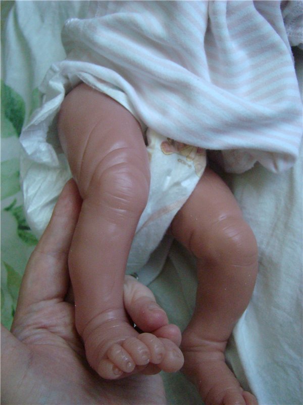 Силиконовая малышка - Процесс работы от Кондрашовой Ирины