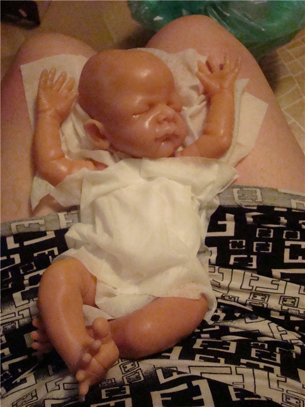 Рождение Никиты. Авторский силиконовый малыш Кондрашовой Ирины