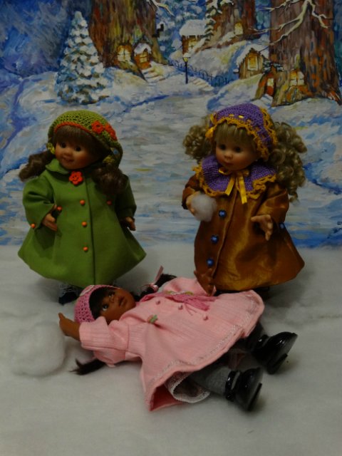 Прогулка зимним вечером. Вихтели Rosemarie Anna Muller