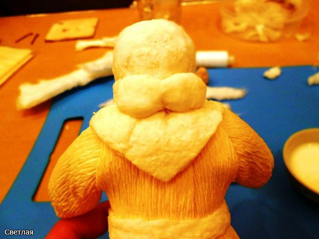 Реставрация антикварной новогодней игрушки из ваты. Снегурочка и Дед Мороз. +БОНУС, папье маше из ваты