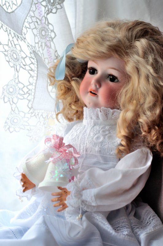 История одной любви — Редкие антикварные куклы и реплики: воск (фото 9)