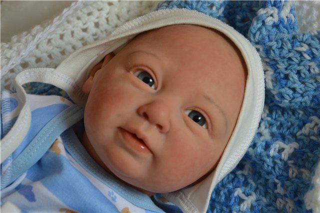 Малыш реборн с ямочкой — Куклы Реборн (Reborn): работы мастеров