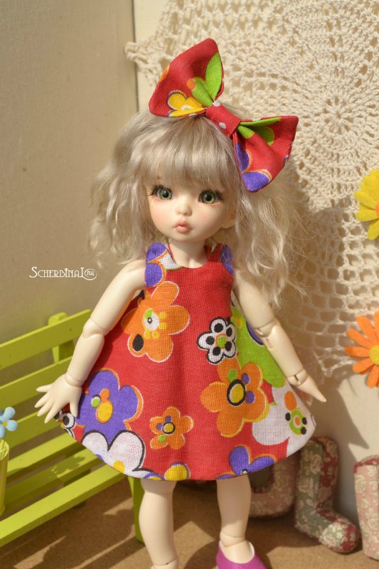 Еще раз про двусторонние сарафаны. Мастер класс с выкройками для кукол