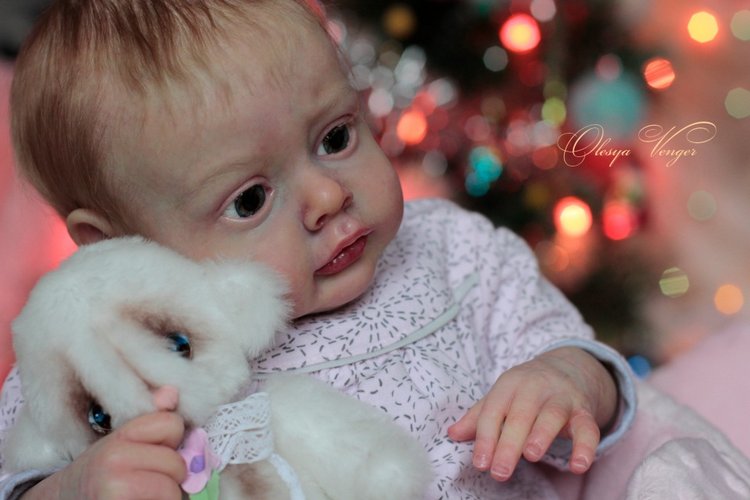 Моя Хлоя, мой любознательный Совенок, кукла реборн Олеси Венгер