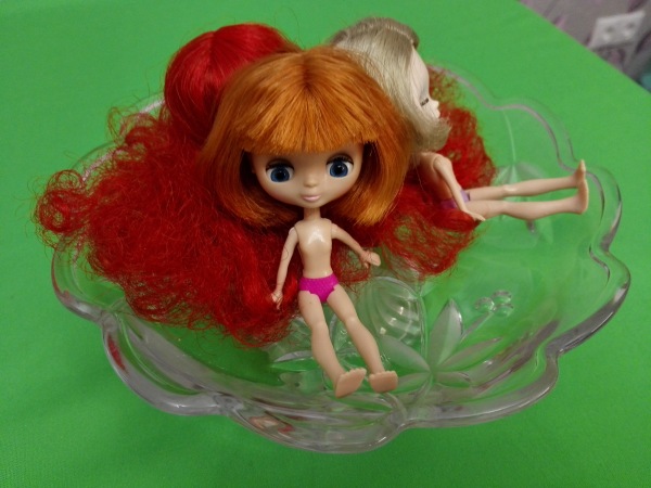 Пересадка Blythe Petite на Polly Pocket