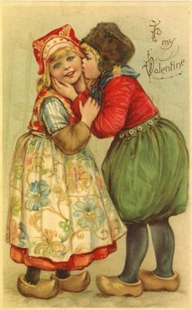 Старинные открытки с Денем Святого Валентина | Бэйбики Старинные открытки с Денем Святого Валентина