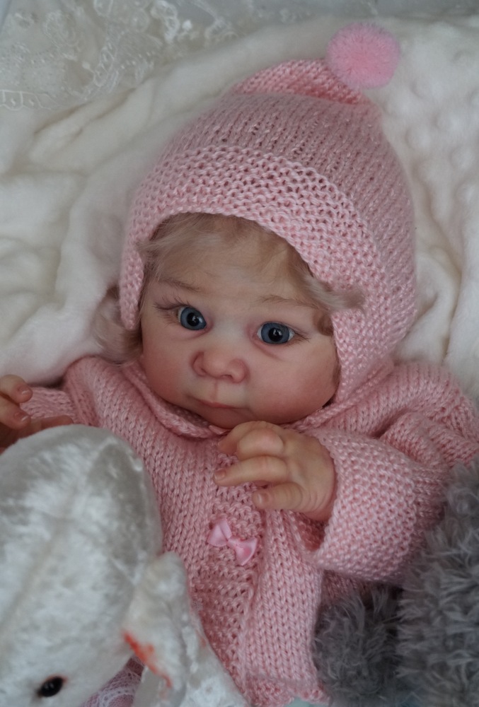 Лизонька. Маленькая шалунья. Кукла реборн Наталии Коноваловой