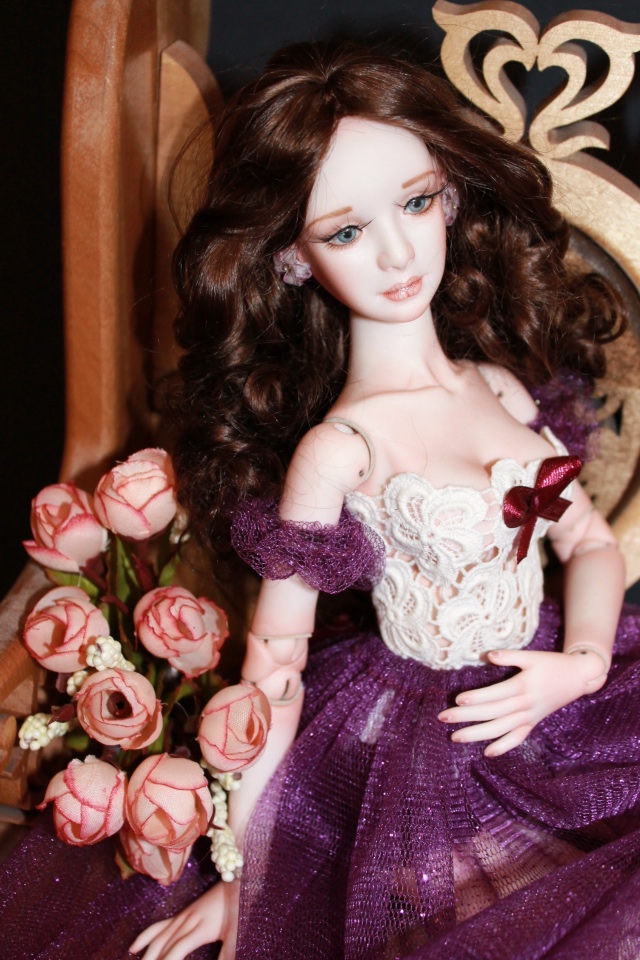 Две шарнирные куклы-танцовщицы Вайолет и Алисия, есть фото 18+