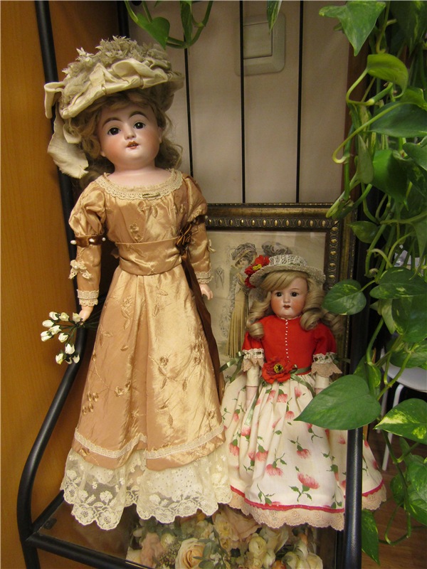 Великолепная четверка — Редкие антикварные куклы и реплики: воск