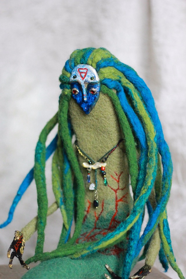 Царь Водяник — Авторские куклы из шерсти (валяние): сухое (фото 2)