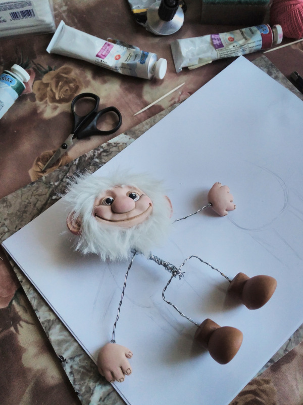 Домовой Ю-Питер — Лепка авторских кукол: полимерная глина (фото 7)