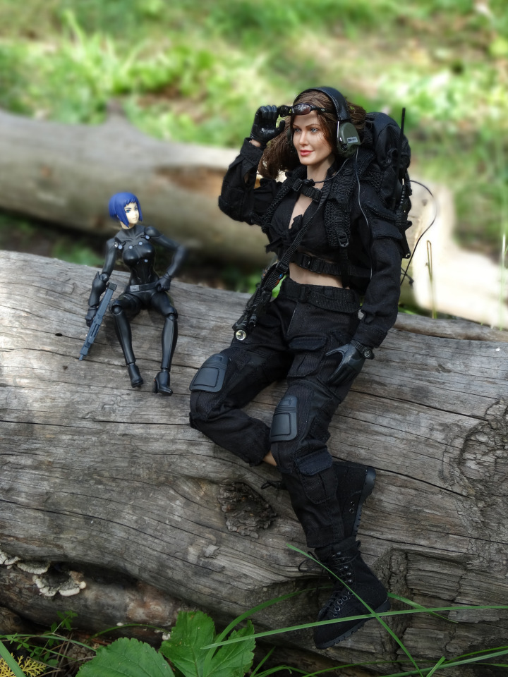 Вот какие бывают у девочек игры! Девушка-стрелок от VERYCOOL и шарнирная фигурка от figma