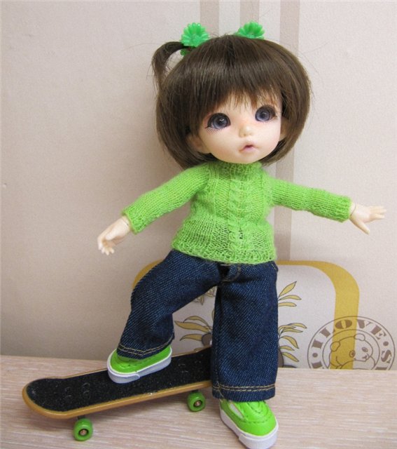 Свитерок для Майки — Одежда и обувь для кукол BJD (БЖД): 1/3 (фото 9)