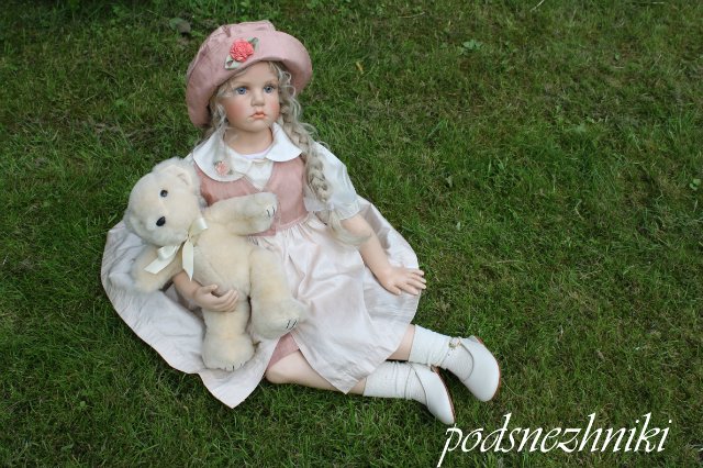 Летние девочки - редкие белокурые красавицы от Хильдегард Гюнцель для Walterhäuser Puppenmanufaktur