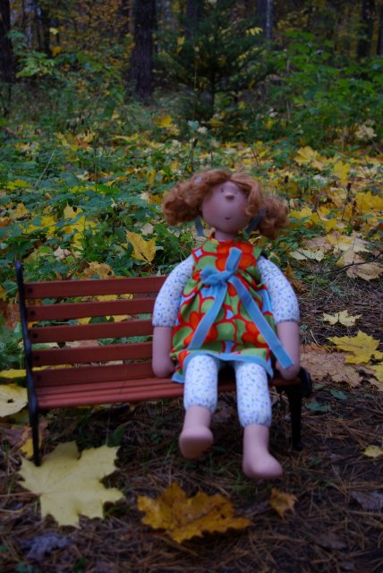 Может быть Janni, а может быть...Коричка? Игровая кукла от Zwergnaze