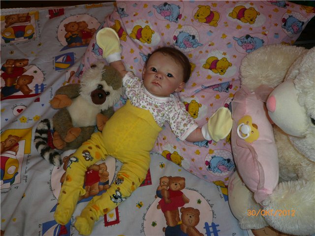 Кукла реборн Оленька. Мы подросли (фото 6)