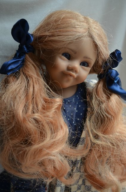 Знакомство с куклами Anni Aegerter фирмы Schmider Creativ. Тони - образ Пеппи или подружки Тома Сойера