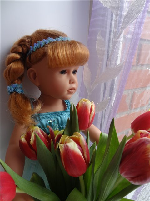 Рыжики весной. Куклы Готц (фото 7)