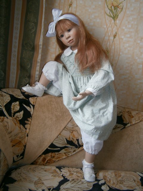 Люсинда, фарфоровая куколка Кристин Оранж