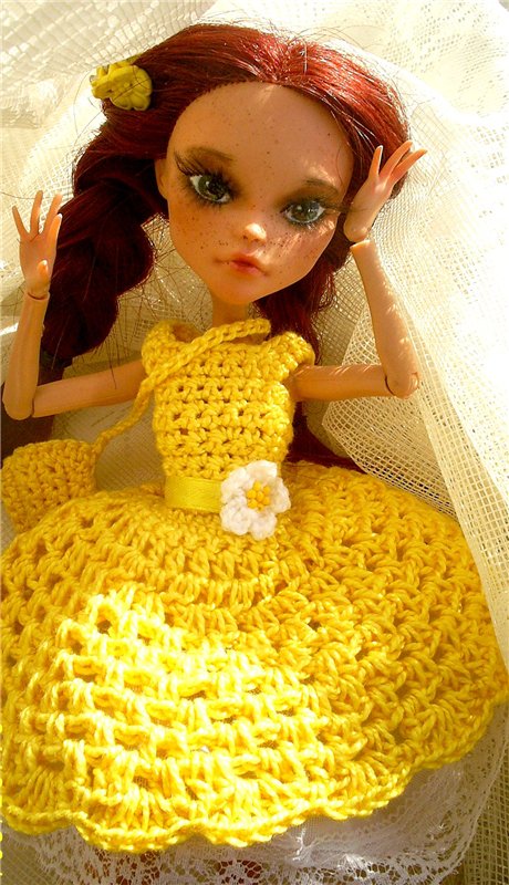 Маргарет - Дикая роза. Кукла ООАК Monster High | Бэйбики Маргарет - Дикая роза. Кукла ООАК Monster High (фото 3)