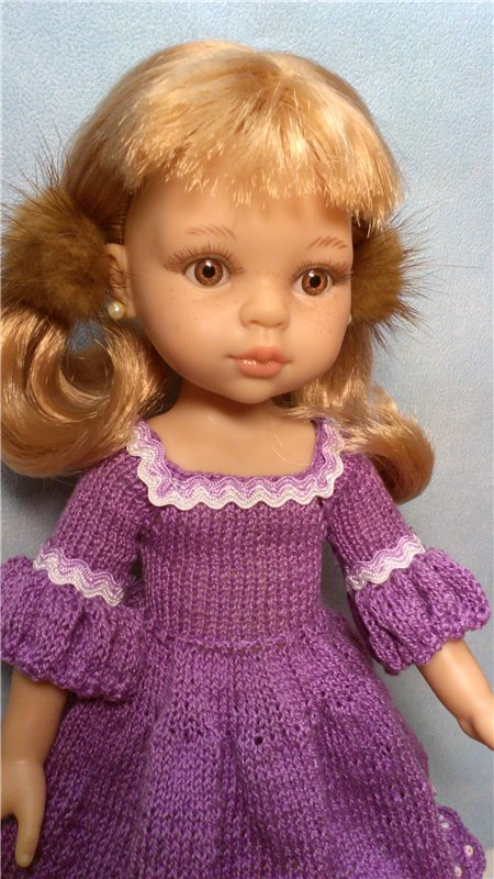 Сиреневое платье для паолочки (фото 8)