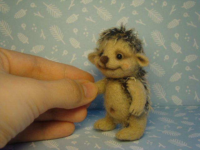 Ёжик. Авторская игрушка Ольги Чернухо (фото 7)