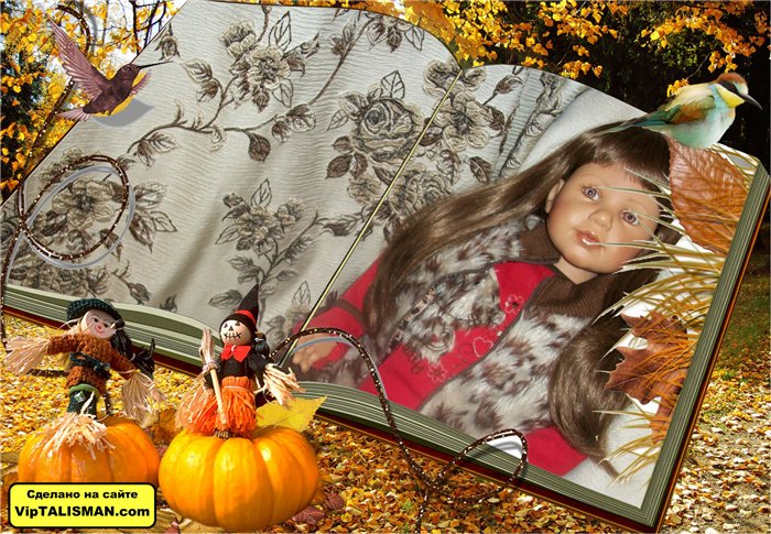 Новый наряд Мелани и фотосессия в красно-коричневых тонах