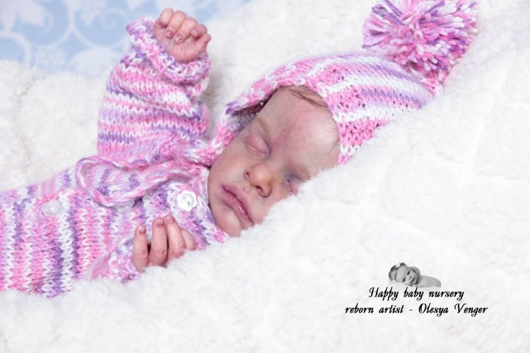 Моя принцесса Крошечка-Кокошечка. Кукла реборн Олеси Венгер