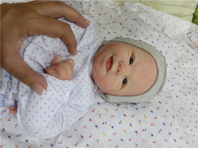 Томми улыбашка реборн. Второй подходик к этому замечательному молдику