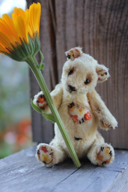 Летний карманный мишка тедди