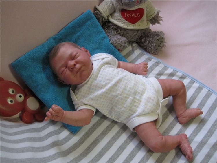 Колыбельная для малыша.Кукла реборн Тимурчик Ольги Астаповской (фото 4)