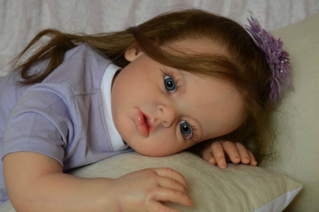 Моя первая большая девочка реборн Ариша