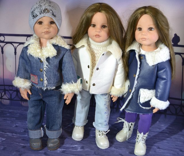 Зимние модницы — Одежда и обувь для кукол своими руками: фото