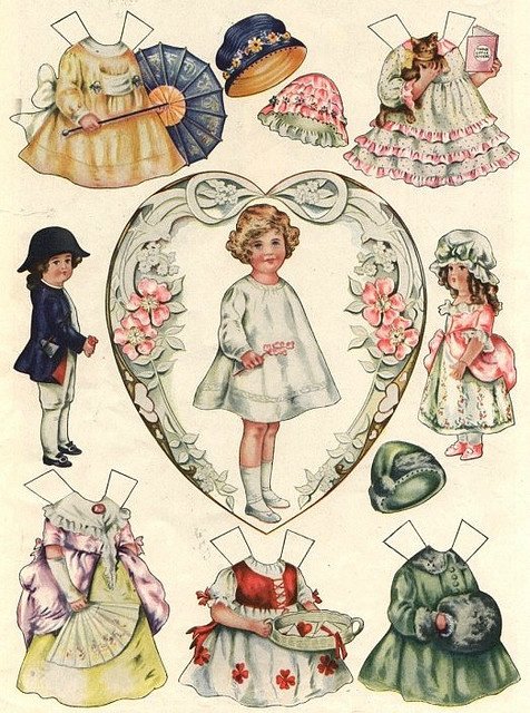 Мои любимые бумажные куклы для вырезания (фото 7)