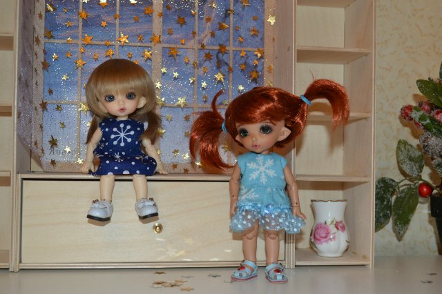 Как малышки пукифи к новому году готовиться помогали (фото 5)