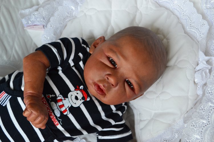 Этнический мальчик реборн (фото 5)