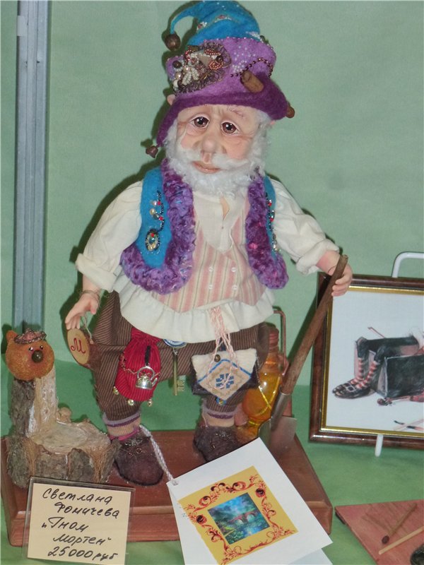 Экскурсия в страну чудес… Авторская кукла. Москва, Тишинка 2016