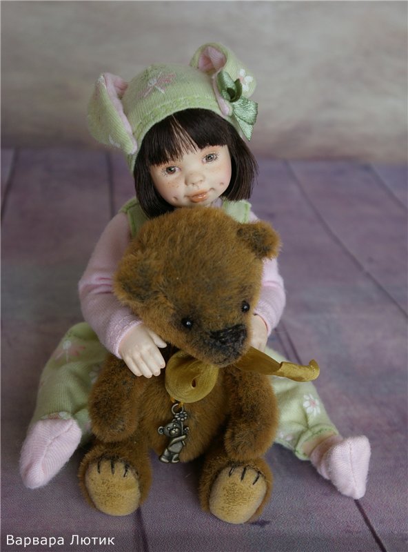 Новая кроха родилась. Шарнирная кукла (фото 3)