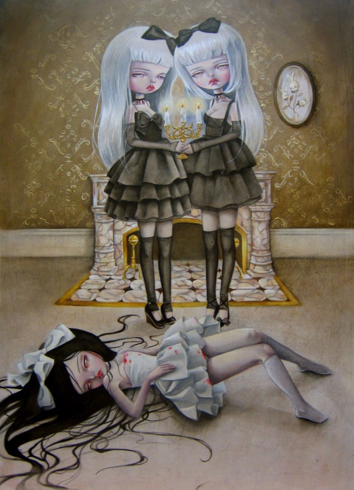 Мрачные и прекрасные куклы художницы Кукула (Kukula) в оригинальных арт иллюстрациях Натали Абрамович. Много фото (фото 3)