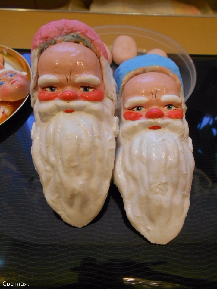 МК: "Новогодняя парочка - Дед Мороз и Снегурочка. Воронежской ФИ. После полной реставрации, с заменой элементов декора"