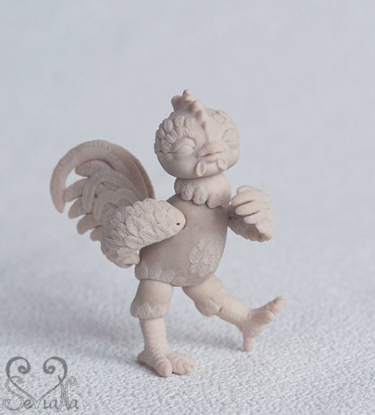 Авторская шарнирная кукла Петя-петушок из полиуретана от SeVlaNa