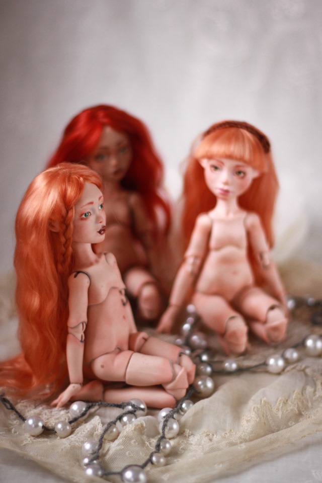 Девочки-эльфийки от Skvorkadolls. Шарнирные авторские куклы