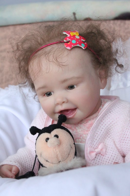 Девочка Весна, кукла-реборн Элины Кудрявцевой