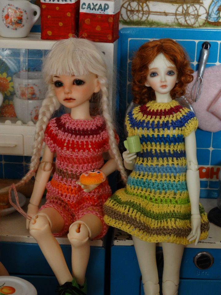 Девочки на кухне — Фотоистории с куклами BJD (БЖД): сериалы
