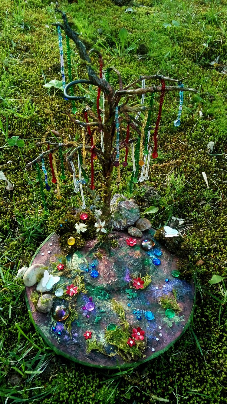 Подставка-дерево для кукол из папье-маше. Мастер-класс