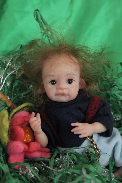 Малышок, кукла реборн Элины Кудрявцевой