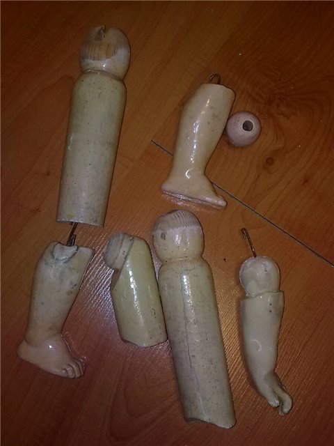 Реставрация суставных ямок антикварной куклы (фото 4)