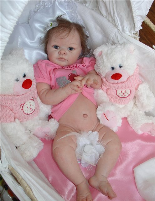 Малютка Джилл. Кукла Реборн из молда Джилл (Adrie Stoete) | Бэйбики Малютка Джилл. Кукла Реборн из молда Джилл (Adrie Stoete)